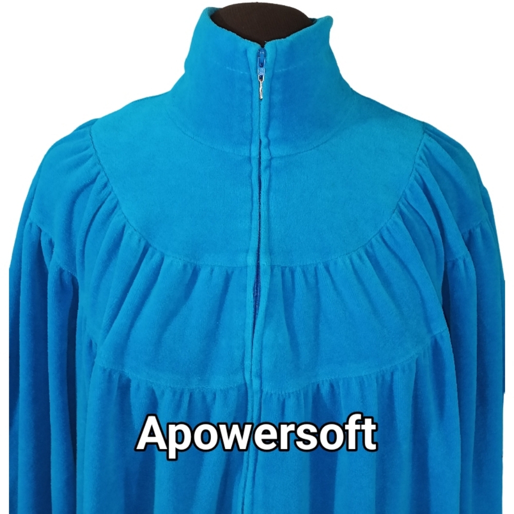 Velour Full Length Robe - Picture 3 of 6